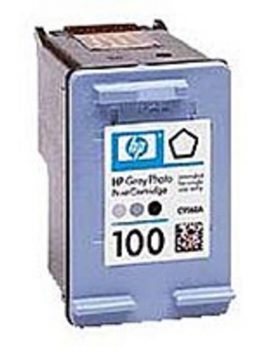 HP C9368AN No.100 Gray InkJet Photo Print Cartridge for DeskJet 5740 and 6500 Printer Series