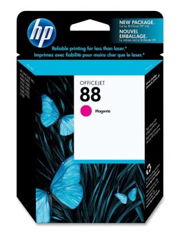 HP 88 Original Ink Cartridge - Single Pack - Inkjet - Standard Yield - 1000 Pages - Magenta - 1 Each