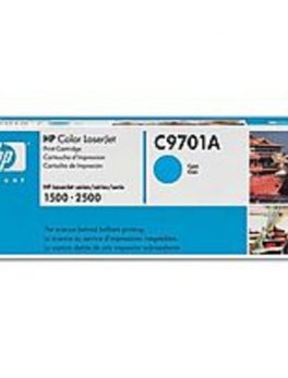 HP C9701A Toner Cartridge for Color Laserjet 1500 and 2500 Series - 4,000 Pages - Cyan
