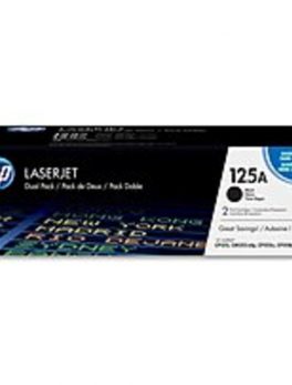 HP CB540AD No 125A Toner Cartridges - 2-Pack - Black