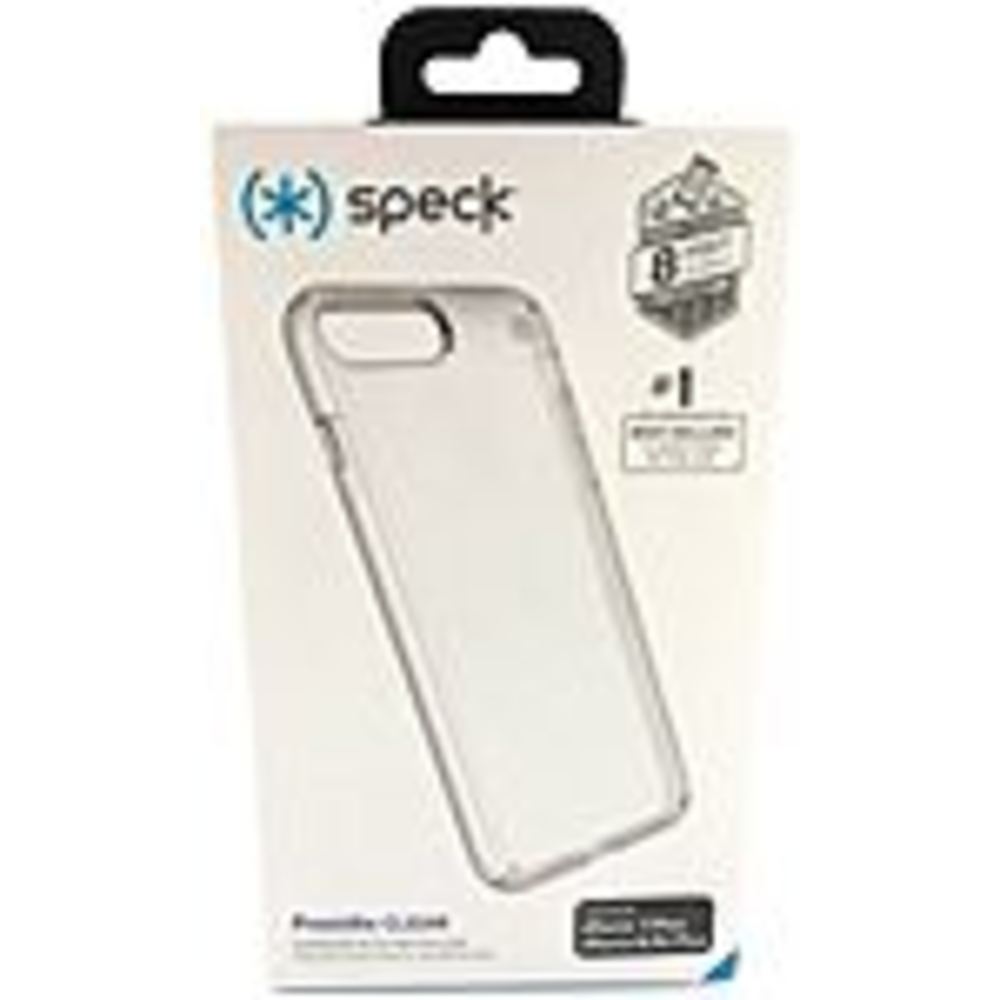 Speck Presidio CLEAR Case - For Apple iPhone 6 Plus, iPhone 6s Plus, iPhone 7 Plus Smartphone - Clear - Matte - Shock Proof, Impact Resistant, Bump Resistant, Drop Resistant, UV Resistant, Scratch Resistant, Chemical Resistant - Plastic, Polyurethane, Pol