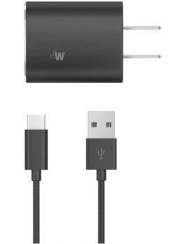 Just Wireless 705954045021 USB-C Charging Cable - Black