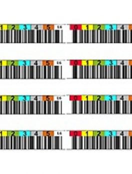 Quantum Data cartridge bar code labels, LTO Ultrium 8 (LTO-8), series (000001-000100)