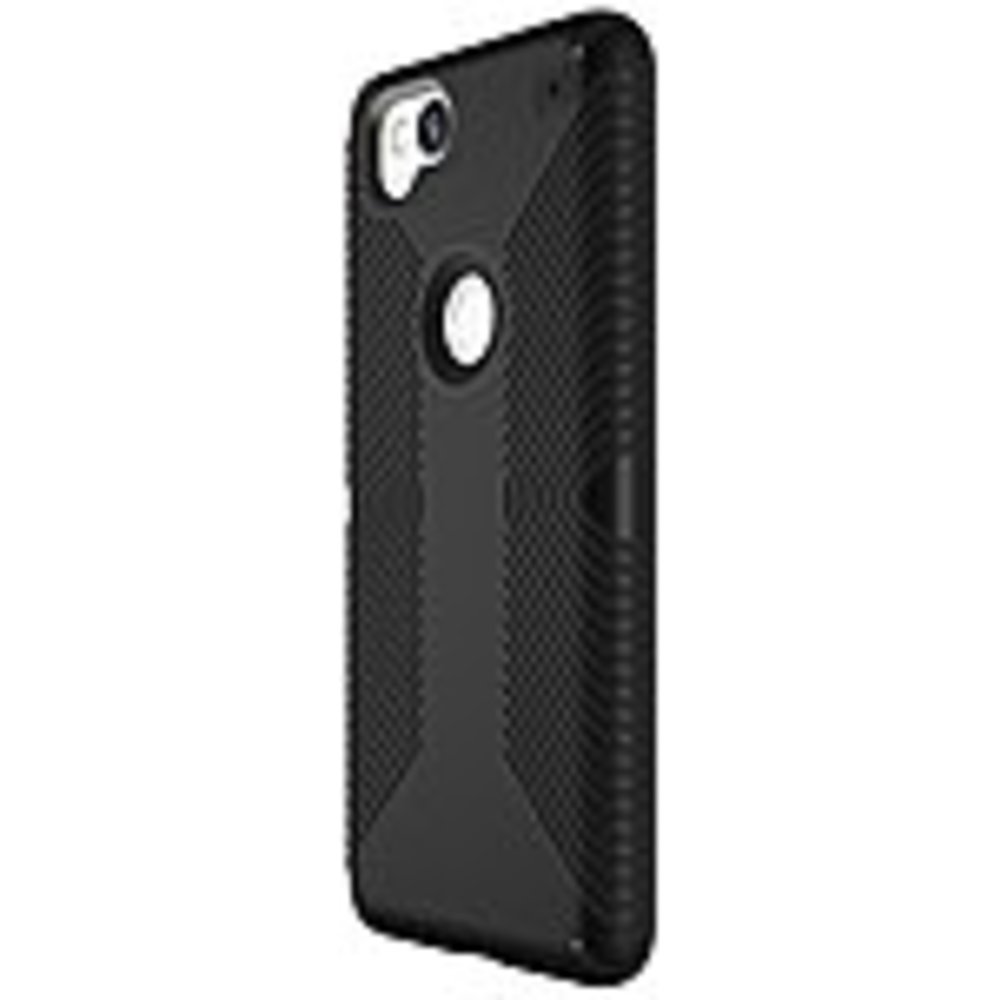 Speck Presidio Grip Smartphone Case - For Smartphone - Matte Textured - Black/Black - Matte - Scratch Resistant, Shock Absorbing, Shock Resistant, Drop Resistant, Wear Resistant, Tear Resistant, Temperature Resistant, Chemical Resistant, Crack Resistant,