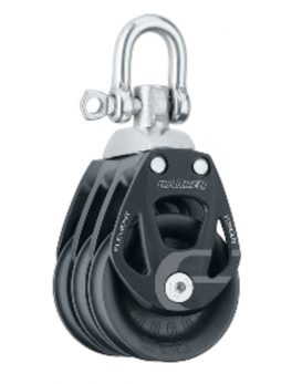 Harken 60mm Triple Aluminum Element Block w/Swivel