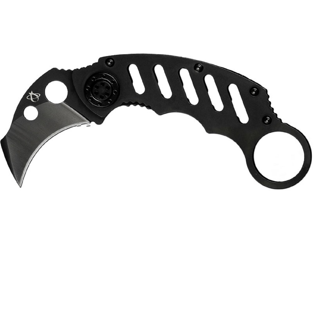 Mantis MK1VX Karambit 2 in Black Blade Stainless Handle
