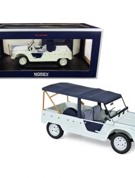 1983 Citroen Mehari Azur Bluish White with Dark Blue Top 1/18 Diecast Model Car by Norev 181516