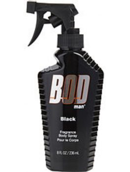 Bod Man Black Fragrance Body Spray 8 Oz For Men