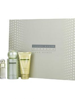 Perry Ellis Reserve Eau De Parfum Spray 3.4 Oz and Body Mist Spray 4 Oz and Hand Cream 2 Oz and Eau De Parfum Spray .25 Oz Mini For Women