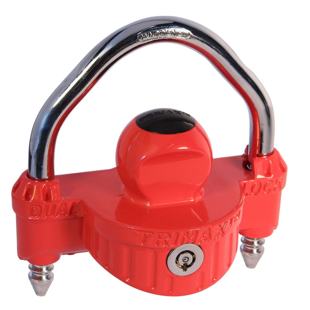 Trimax Die-Cast Narrow Body Coupler Lock 0.5 in Shackle