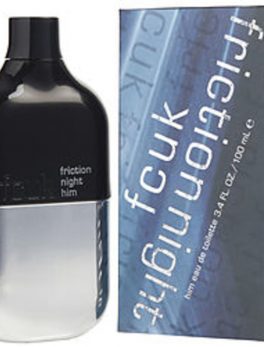 Fcuk Friction Night Edt Spray 3.4 Oz For Men