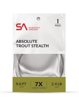 Scientific Anglers Absolute Trout Stealth 9 ft 3X Leader