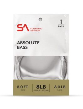 Sceintific Anglers Absolute Bass 8 ft 10 lb Leader