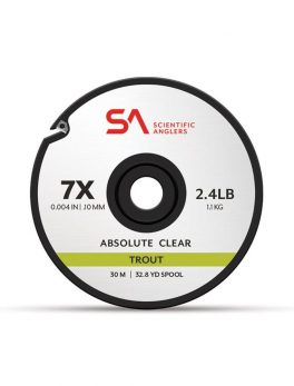 Scientific Anglers Absolute Trout Tippet 30M 0X Clear