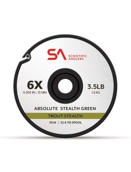 Scientific Anglers Absolute Trout Stealth Tippet 30M 3X Grn