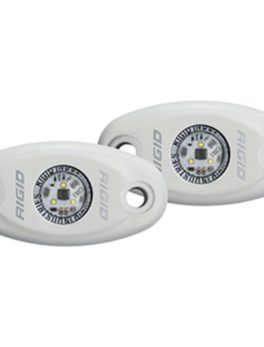 RIGID Industries A-Series White Low Power LED Light Pair - Cool White