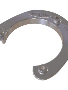 Mate Series Stainless Steel Rod and amp; Cup Holder Backing Plate f/Round Rod/Cup Only f/3-3/4" Holes