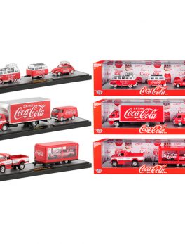 Auto Haulers Coca-Cola Set of 3 pieces Great Release Limited Edition to 5880 pieces Worldwide 1/64 Diecast Models by M2 Machines 56000-TW01