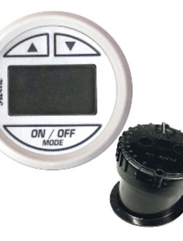 Faria Dress White 2" Depth Sounder w/In-Hull Transducer