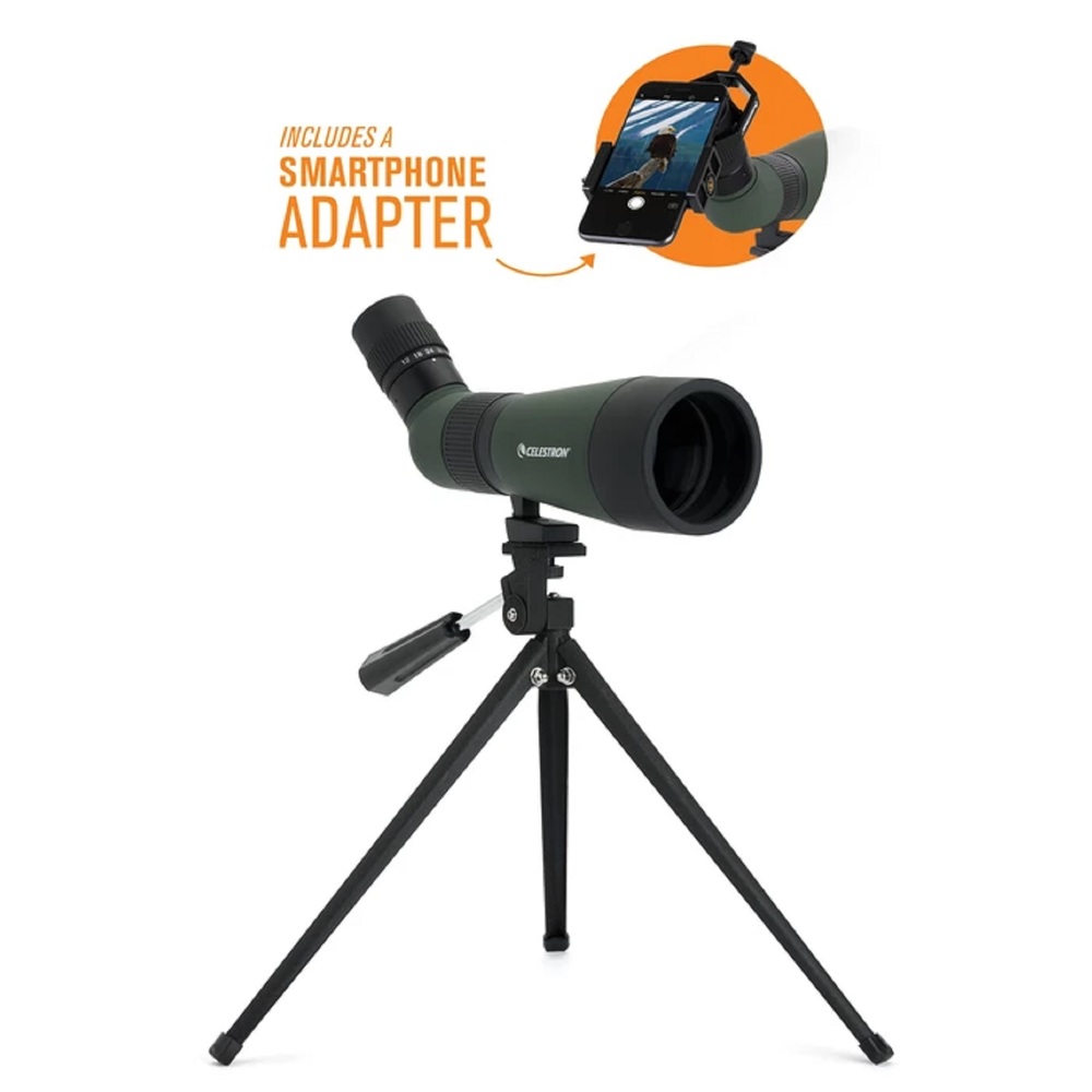 Celestron LandScout 12-36x60 Scope with Smartphone Adapter