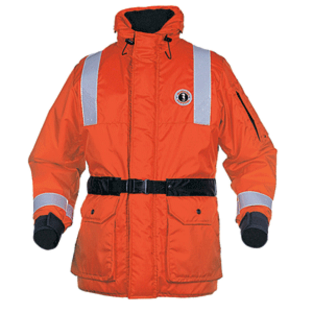 Mustang ThermoSystem Plus Coat - Medium - Orange/Black