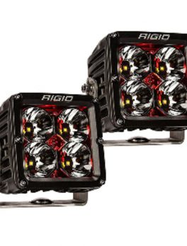 RIGID Industries Radiance Pod XL - Black Case w/Red Backlight - Pair