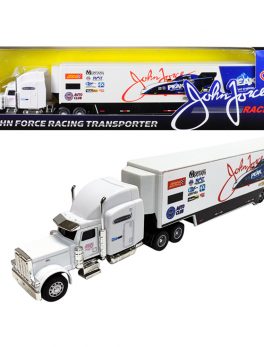2019 Freightliner John Force Racing Transporter 1/64 Diecast Model by Autoworld AWSP028
