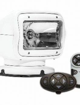 Golight Radioray GT Series Permanent Mount - White Halogen - Wireless Handheld and amp; Wireless Dash Mount Remotes