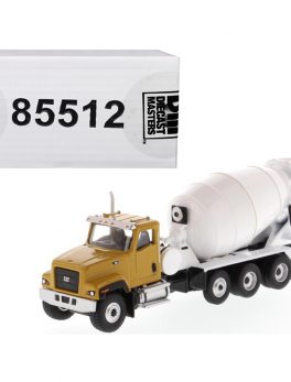 CAT Caterpillar CT681 Concrete Mixer Yellow and White High Line Series 1/87 (HO) Scale Diecast Model by Diecast Masters 85512