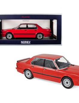 1986 BMW M535i Red 1/18 Diecast Model Car by Norev 183262