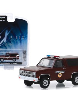 1981 Chevrolet K-5 Blazer Sheriff The X-Files (1993-2002) TV Series Hollywood Series Release 25 1/64 Diecast Model Car by Greenlight 44850D