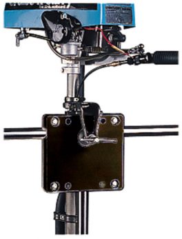 Sea-Dog Poly Rail Mount Motor Bracket - Black