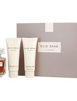 Elie Saab Le Parfum Intense Eau De Parfum Spray 3 Oz and Body Lotion 2.5 Oz and Shower Cream 2.5 Oz For Women