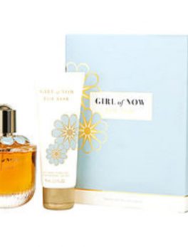 Elie Saab Girl Of Now Eau De Parfum Spray 3 Oz and Body Lotion 2.5 Oz For Women