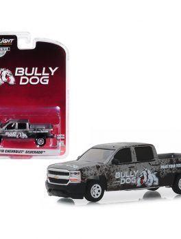 2018 Chevrolet Silverado 4x4 Pickup Truck Bully Dog Make Your Ride a Bully Dog Hobby Exclusive 1/64 Diecast Model Car by Greenlight 30084