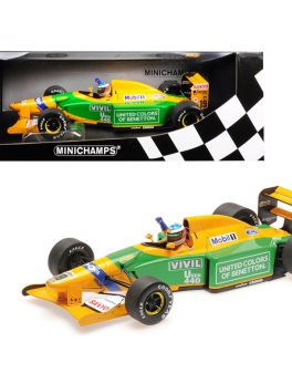 Benetton Ford B192 #19 Michael Schumacher 1st GP Victory Spa (1992) Limited Edition to 1,992 pieces Worldwide 1/18 Diecast Model Car by Minichamps 110920019