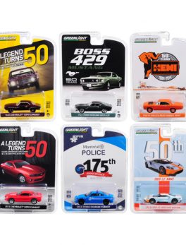 Anniversary Collection 6 piece Set Series 8 1/64 Diecast Model Cars by Greenlight 27980SET