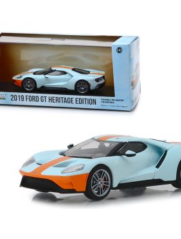 2019 Ford GT Heritage Edition Gulf Oil Color Scheme 1/43 Diecast Model Car by Greenlight 86158