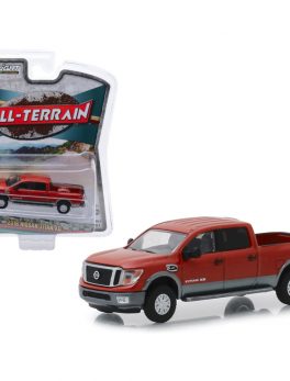 2018 Nissan Titan XD Platinum Pickup Truck Copper All Terrain Series 8 1/64 Diecast Model Car by Greenlight 35130F