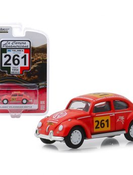 Classic Volkswagen Beetle #261 (Rally Mexico 1954) La Carrera Panamericana Series 1 1/64 Diecast Model Car by Greenlight 13240A