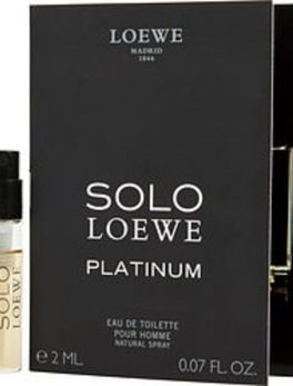 Solo Loewe Platinum Edt Spray Vial On Card For Men