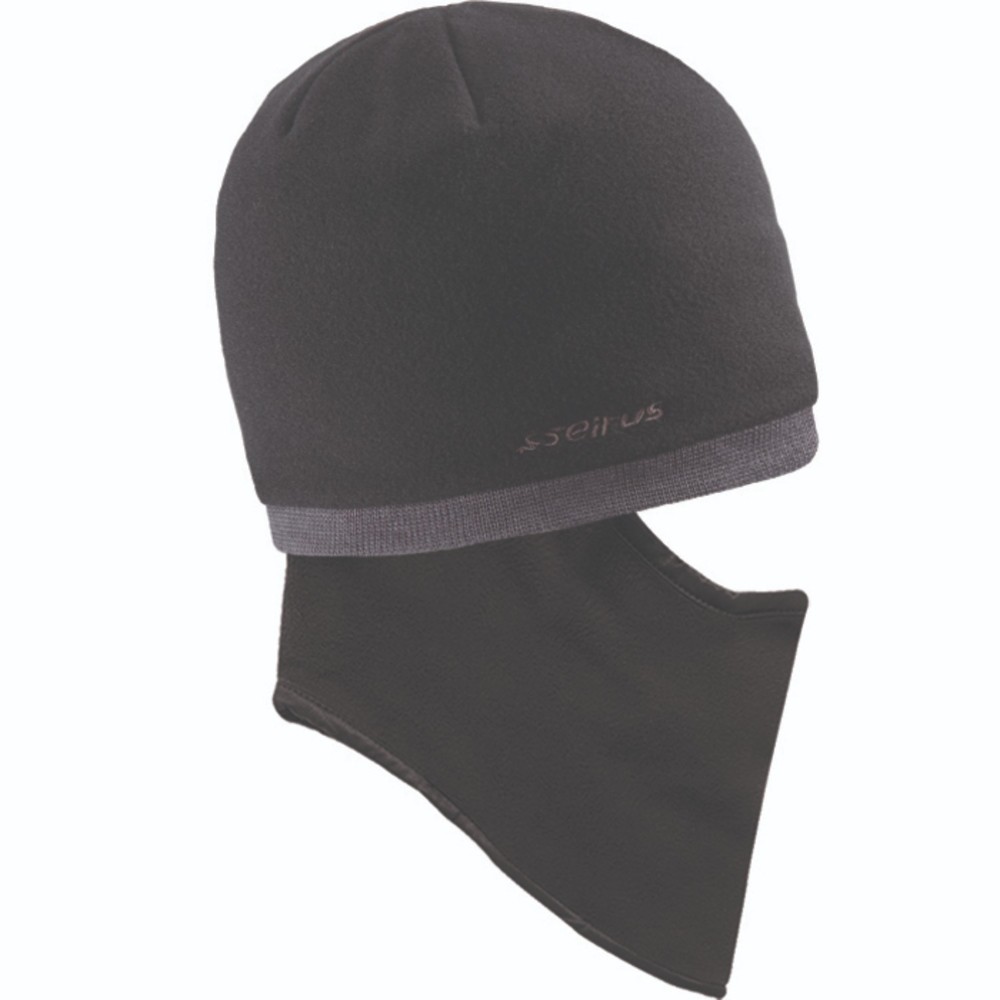 Seirus Quick Clava Fleece Knit Black Charcoal OSFM