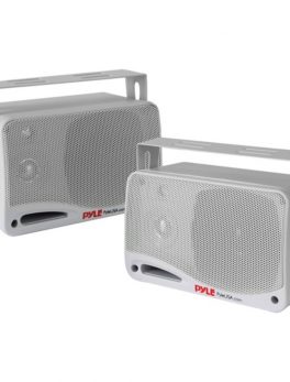 Pyle PDWR42WBT 3.5-Inch 200-Watt 3-Way Indoor/Outdoor Bluetooth Home Speaker System (White)