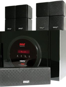 Pyle PT589BT 5.1-Channel Bluetooth Receiver and Surround Sound Speaker System