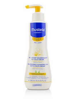 Mustela Nourishing Cleansing Gel With Cold Cream For Hair and Body - For Dry Skin --300ml/10.14oz For Women