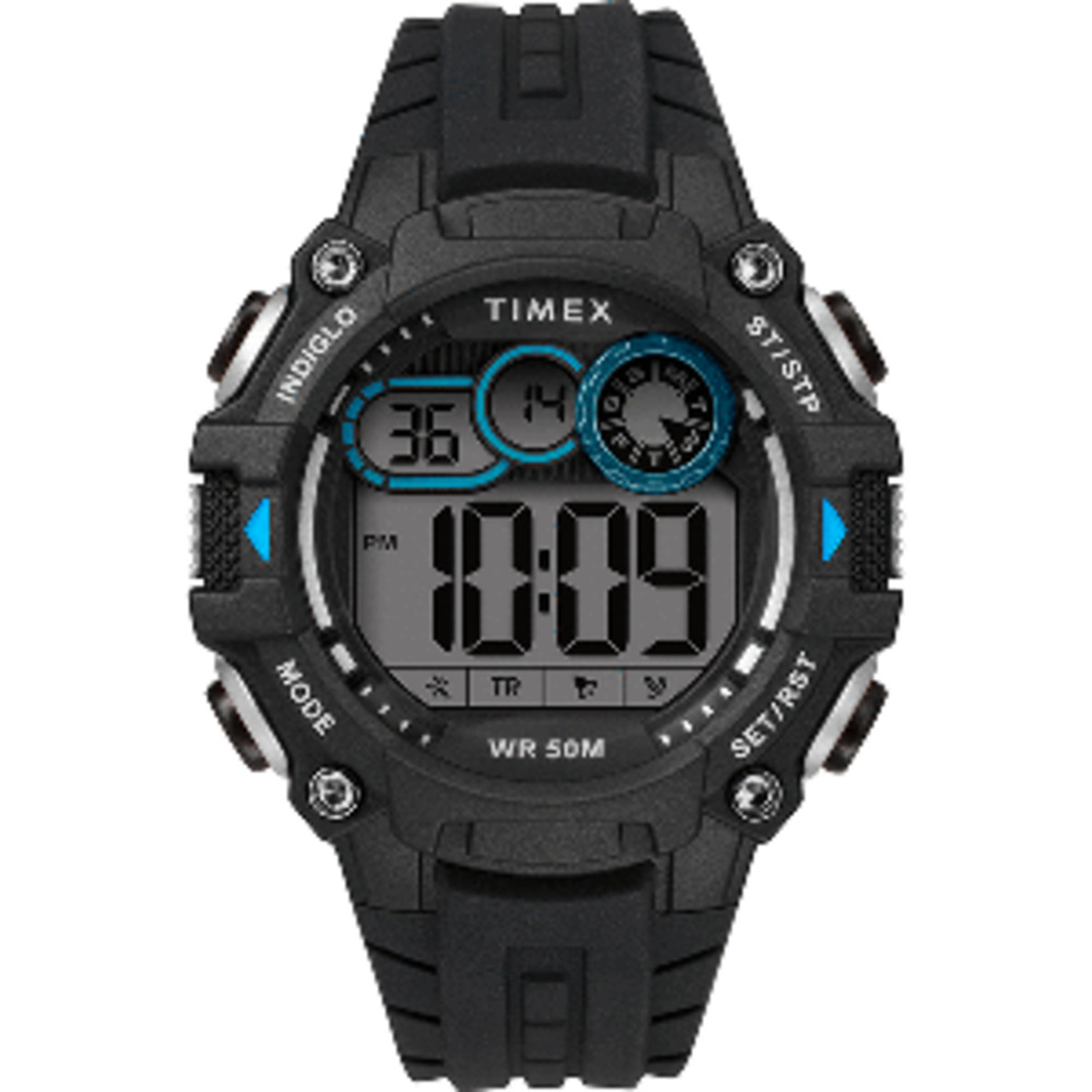 Timex Men and #39;s Big Digit DGTL 48mm Watch - Grey/Black