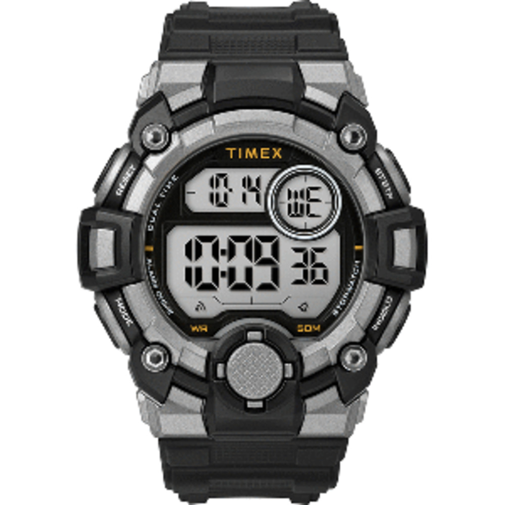 Timex Men and #39;s A-Game DGTL 50mm Watch - Black/Grey