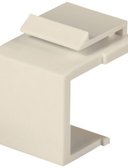 DataComm Electronics 20-3101-LA Blank Keystone Insert (Lite Almond)