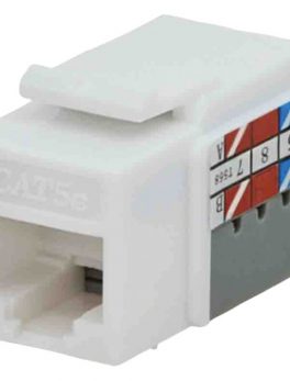 DataComm Electronics 20-3425-WH-10 CAT-5E Jacks, 10 Pack (White)