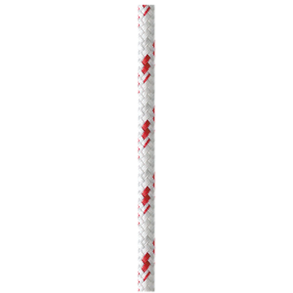 New England Ropes 3/8" x 600 and #39; Sta-Set Polyester Cover with Polyester Braided Core - Red Fleck